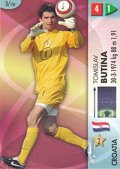 Tomislav Butina Croatia Panini World Cup 2006 #3